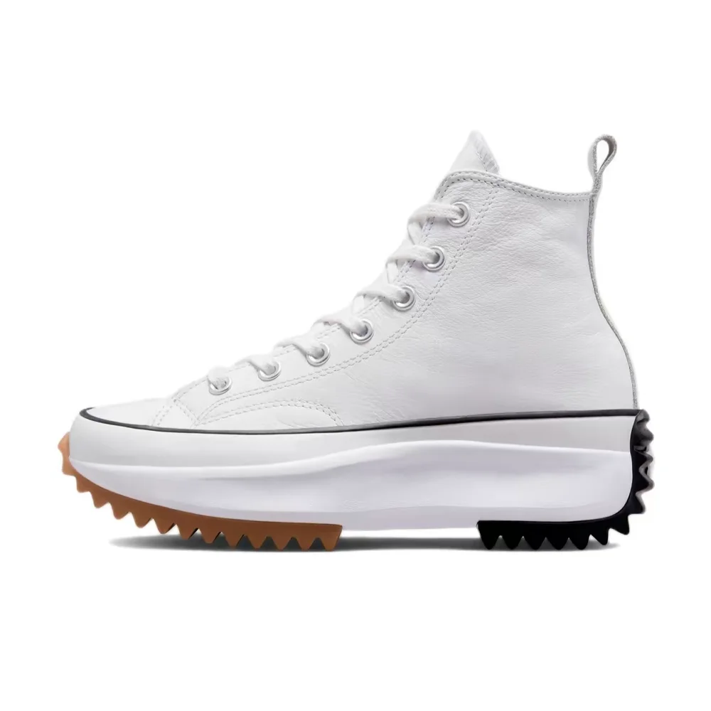 Converse RunStar Hike Unisex White High-Top Canvas Sneakers –Comfortable Stylish Durable Lightweight Sole & Everyday Fit A04293C