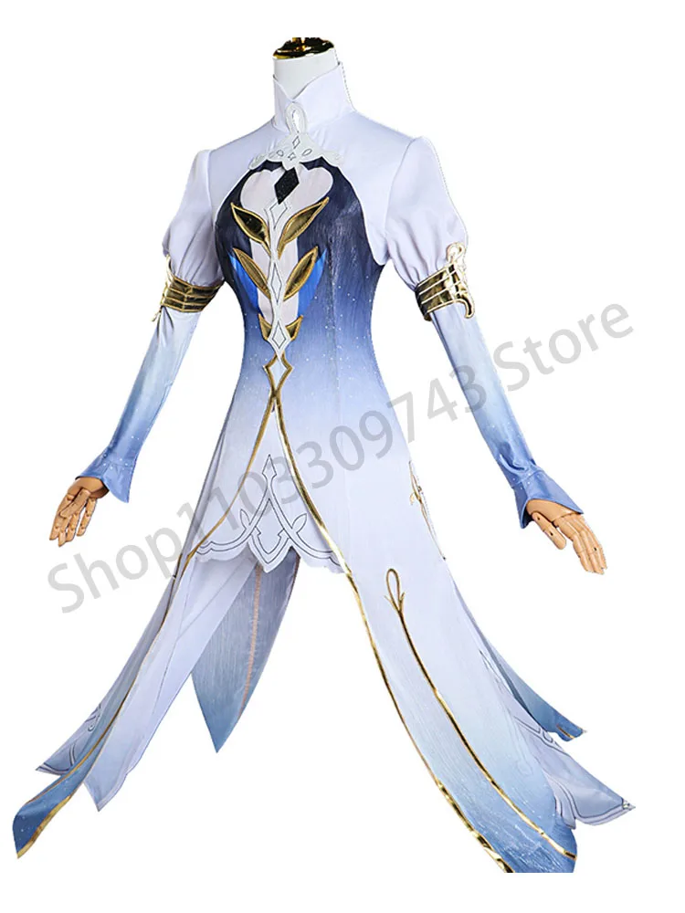 

Genshin Impact Fuclos cos costume Goddess Funina persona cosplay costume Goddess of Water costume game full set of c-suit female