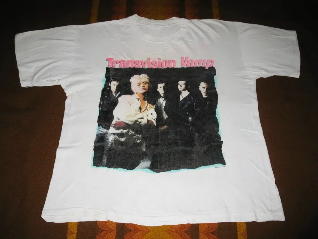 Rare Transvision Vamp Band Tshirt All Size S to 5XL ZL756