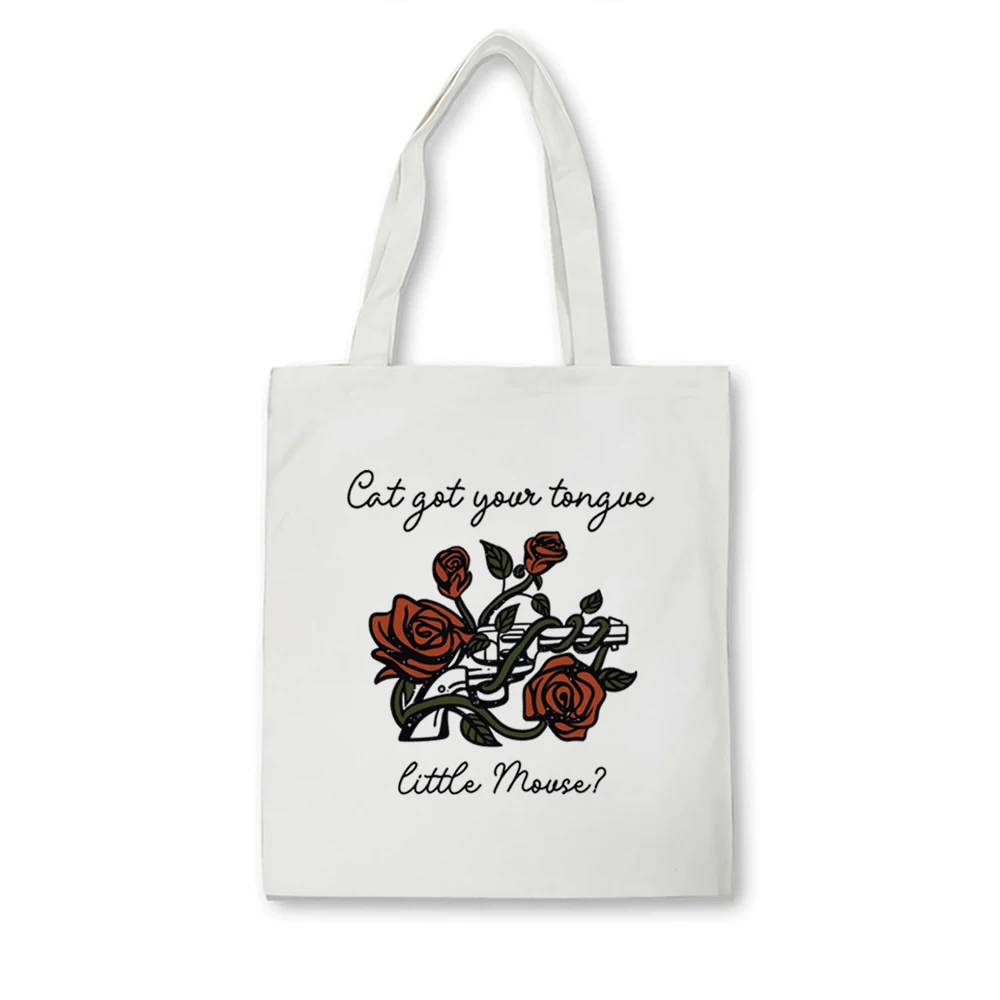 Haunting Adeline Canvas Tote Zade e Adeline Little Mouse Dark Romance Merch HD Carlton Smut Reader Bookstagram Cat and Mouse