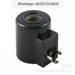 

Oil valve coil DC24V hydraulic solenoid valve coil triple plug 02-DL inner hole 19MM height 58MM Taiwan original