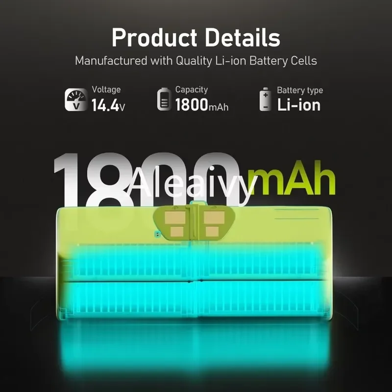 High Capacity 6500mAh Replacement Battery for iRobot Roomba 600 700 800 900 Series 960 895 890 860 695 680 690 675 640 614
