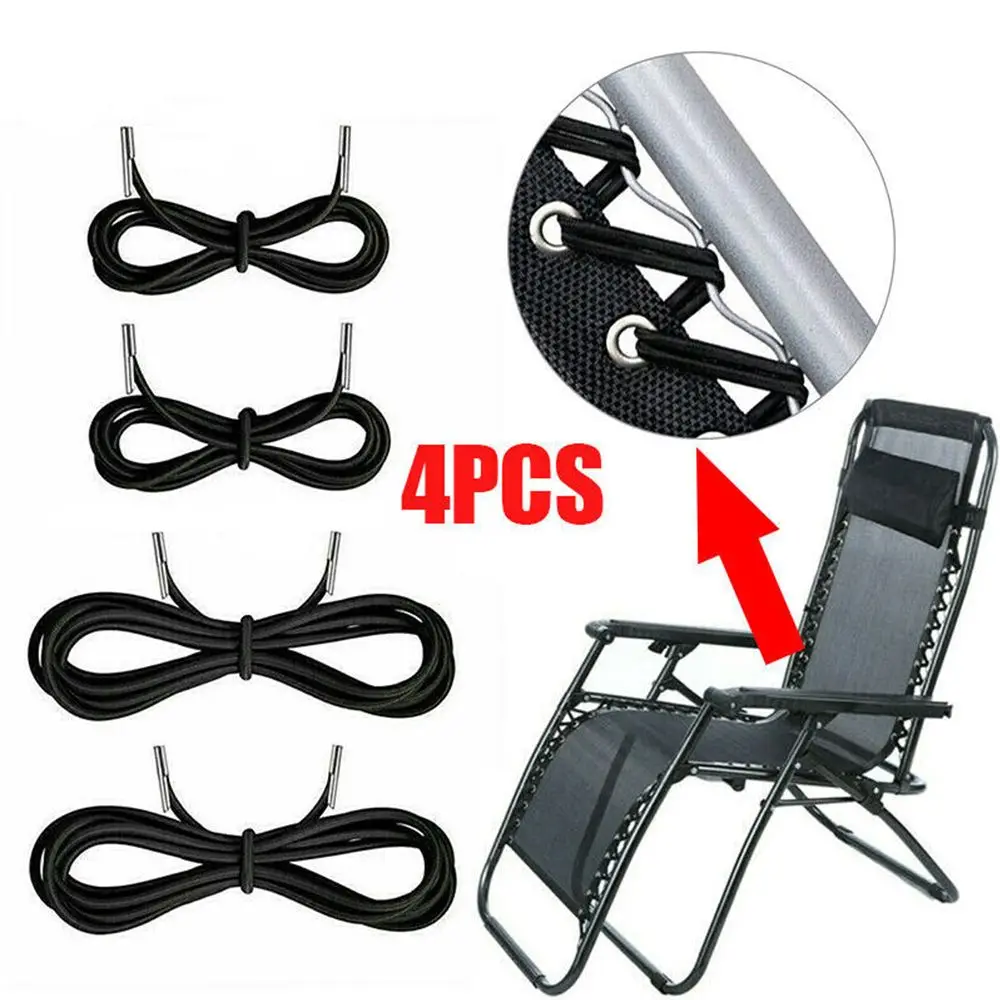 

4pcs Universal Folding Chair Accessories Replacement Parts Elastic Cord Chair Recliner Binding Rope Elastic Rope