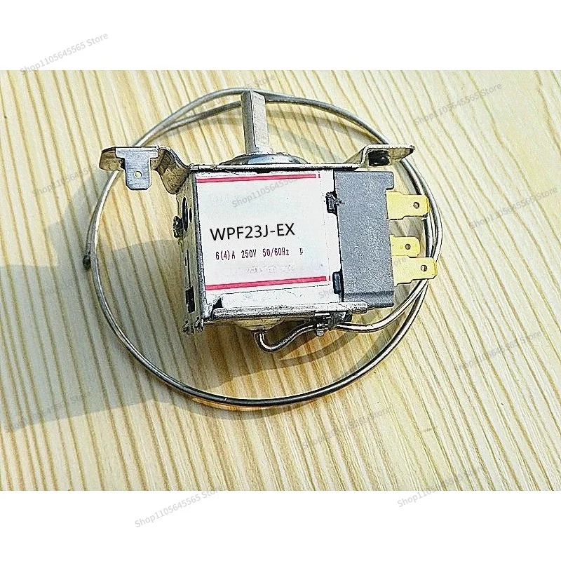 For Refrigerator WPF23J-EX Thermostat, Two-sided Installation, Three Pins, Freezer Temperature Control, Probe 40cm-1.5m