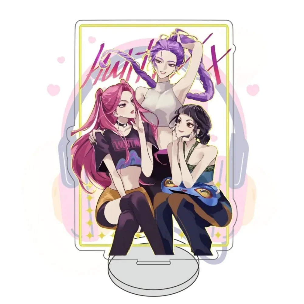 Diy DemonHunter Anime Serie Helder Acryl Bord Figuur Stand Model Randapparatuur Originaliteit Desktop Ornament Vakantie Geschenken