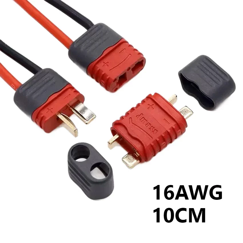 1PCS AM-1015E-M/F Anti-slip T Plug RC Car Model T-Connector ESC LiPo Battery Connector Charging Port Male Female Interface Set