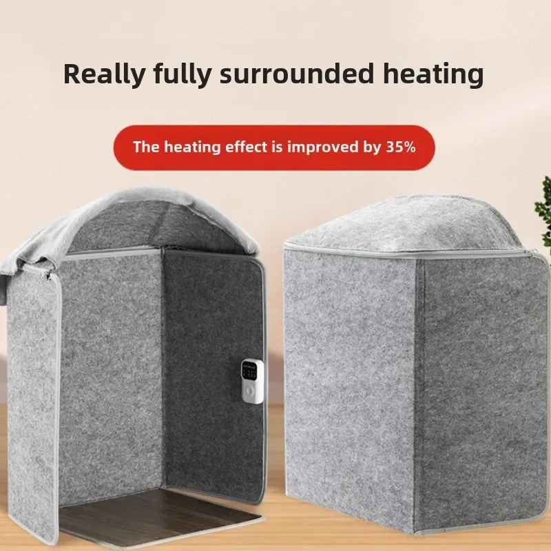 Foldable Foot Warmer  3-Level Adjustable Desk Heater  Smart Temperature-Controlled Foot Warmer  Timed Knee Heating Pad