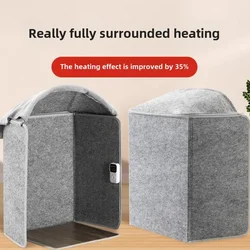 Foldable Foot Warmer  3-Level Adjustable Desk Heater  Smart Temperature-Controlled Foot Warmer  Timed Knee Heating Pad