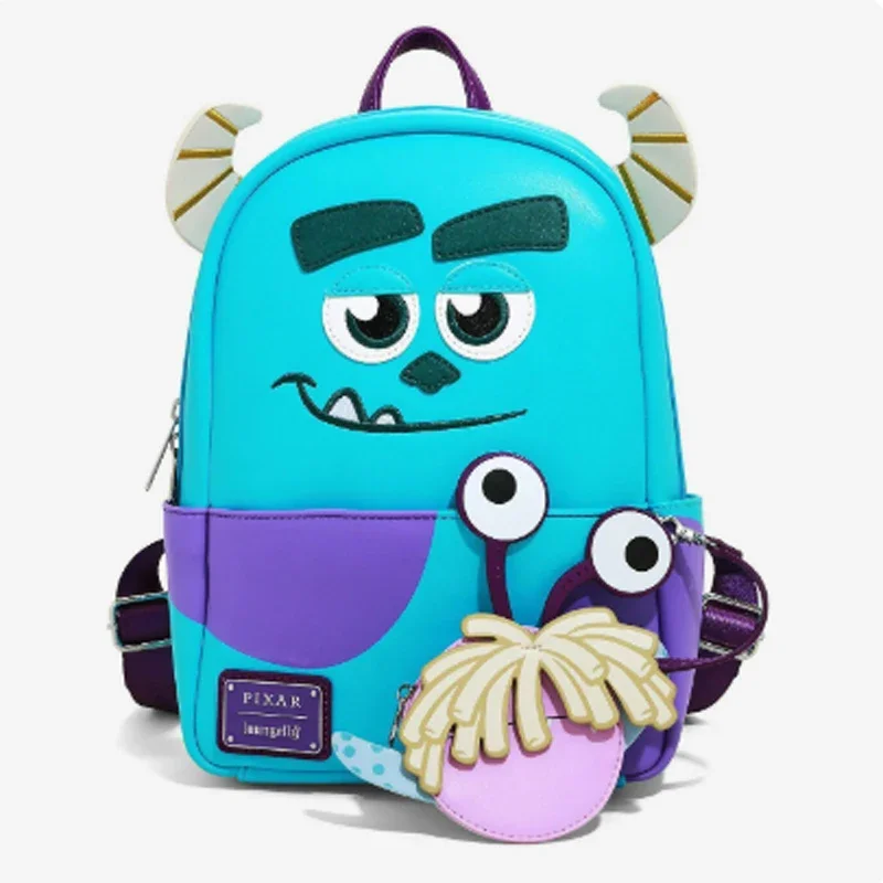 Sulley Monsters University Scare Games Scene Mini Backpack Cosplay Backpack High Quality Cartoon Leisure Bag Gift view 2