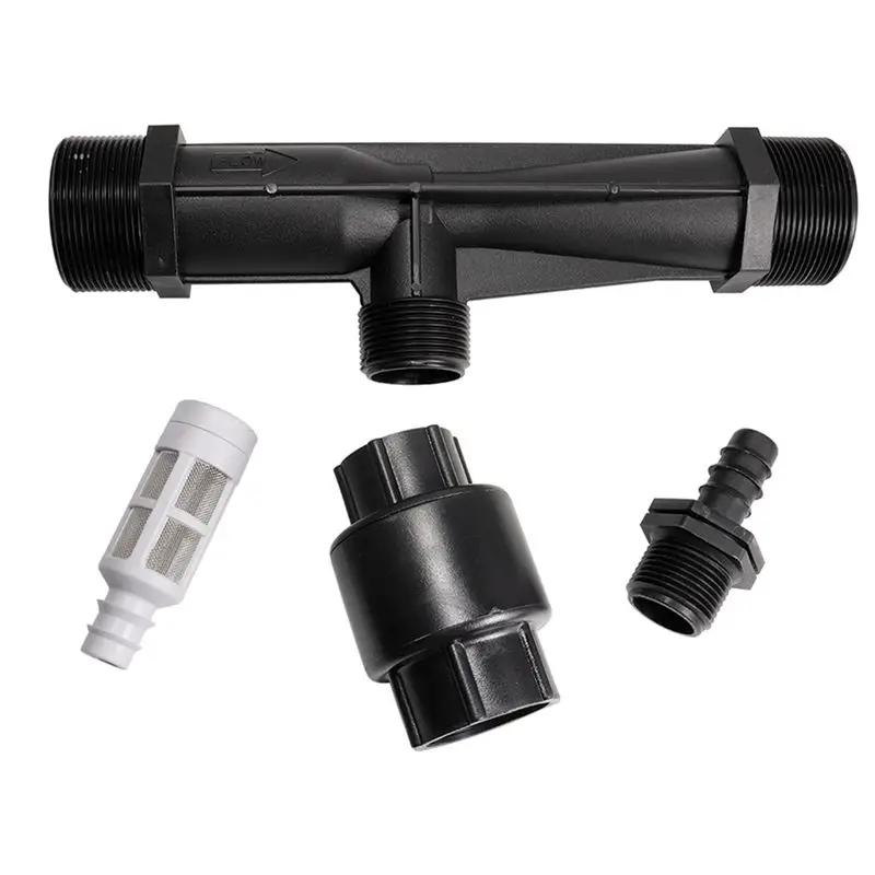 2Pcs 2 Inch Venturi Fertilization System Male Thread Irrigation Venturi Automatic Fertilizer Injector Fertilizer Syringe-AT36