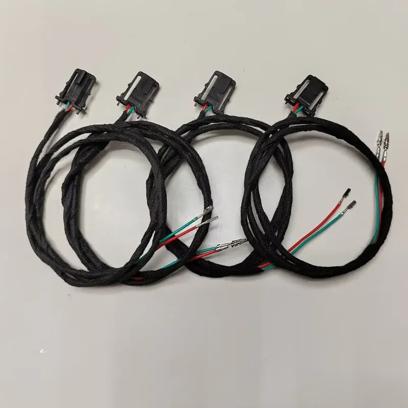 New High Quality 4* Door light Harness Cables Set For Golf MK5 MK6 SKODA Superb SEAT Passat B6 B7 CC ALHAMBRA