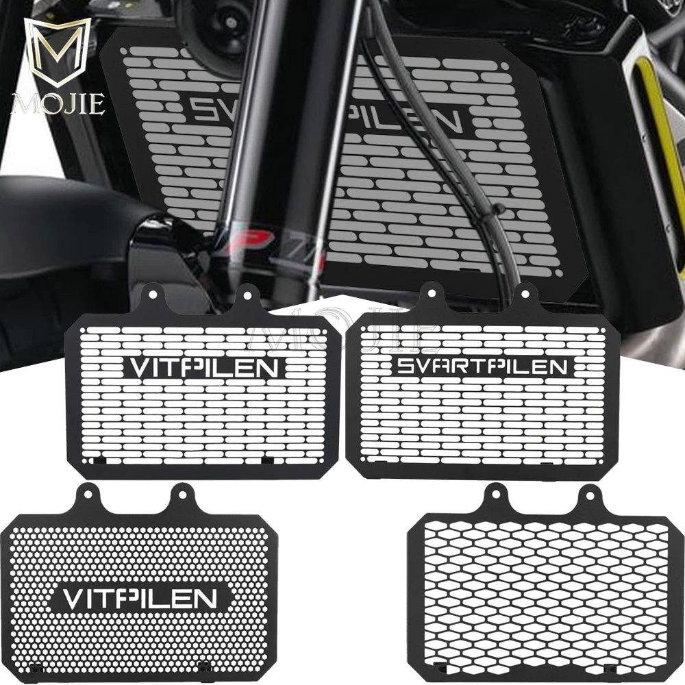 

For Husqvarna Svartpilen 401 VITPILEN 401 2018 2019 2020 2021 2022 2023 Motorcycle Aluminum Radiator Grill Guard Protector Cover