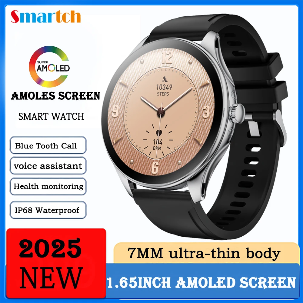 7mm-bracelet-ultra-mince-amoled-ecran-bleu-dent-appel-smartwatch-femmes-moniteur-de-sante-musique-sport-montres-intelligentes-dame-etanche