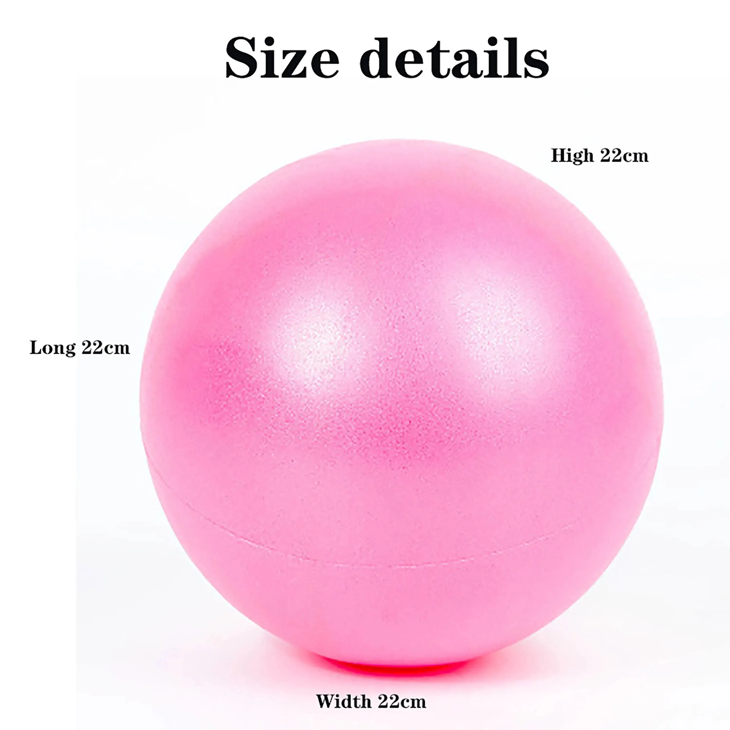 Yoga Pilates Thickened Explosion-proof 25cm Mini Scrub Fitness Sports Balance Ball