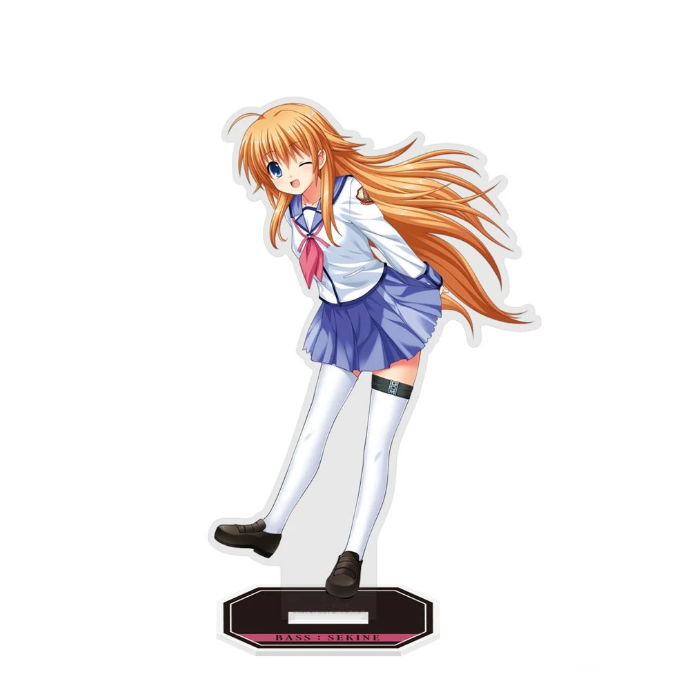 Loen Anime Peripheral Store Angel Beats! Sekine Irie Hisako Iwasawa Kanade Yuri AcrylicStand Desktop Decor Fans Gifts About 15cm