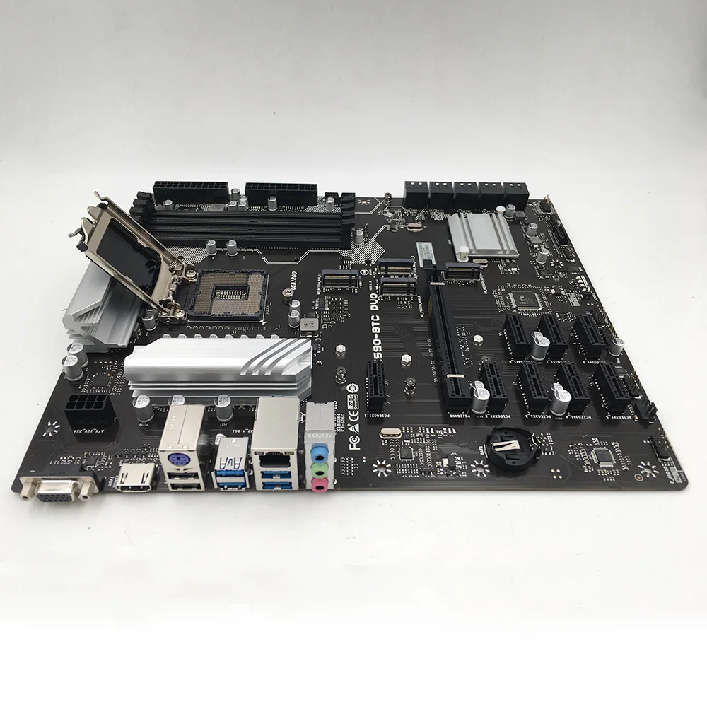 اللوحة الأم TZ590-BTC DUO 6Gb/s تدعم معالج الجيل 10th/11th لـ Biostar LGA1200 DDR4 PCIe 3.0 USB 3.2 M.2 SATA3
