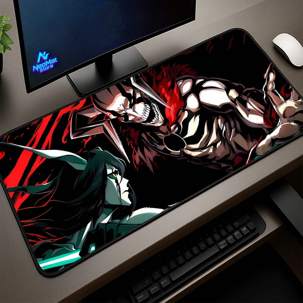 

Xxl Mouse Pad Bleach Ichigo Table Mat Thick Mousepad Non-slip Pad Playmat Pc Decoration Keyboard Mat Gaming Deskpad Oversized