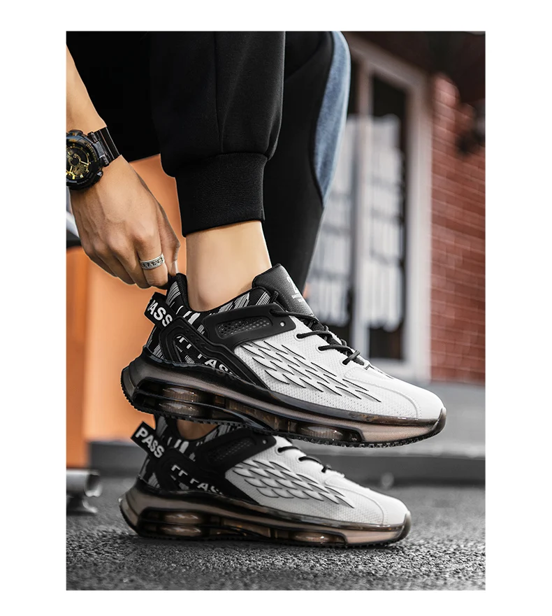 Herren-Freizeitsneaker Frühling Sommer Neue Atmungsaktive Leichte Renn-Outdoor-Laufschuhe Weiche Sohle Verschleißfeste Speed-Sportschuhe – Detail 16