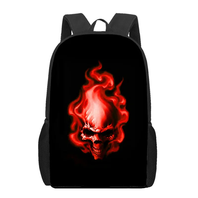 Hell Satan Devil Print Backpack Boys Girls School Bag Teenager Daily Casual Bagpack Woman Men Travel Storage Shoulder Backpacks