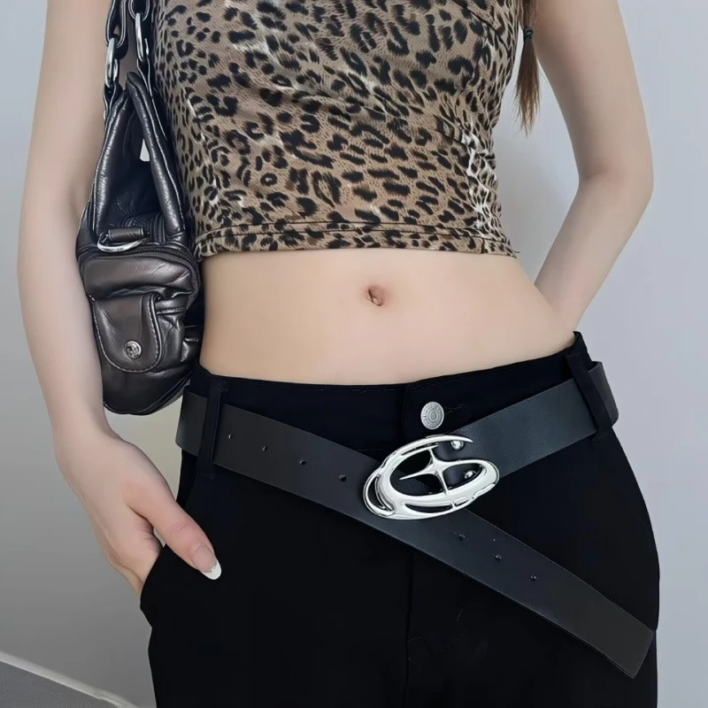 Women's Versatile Star-Pattern Belt, Young and Trendy Y2K Waistband, Comet Design Ladies Belt, Women's Waistband