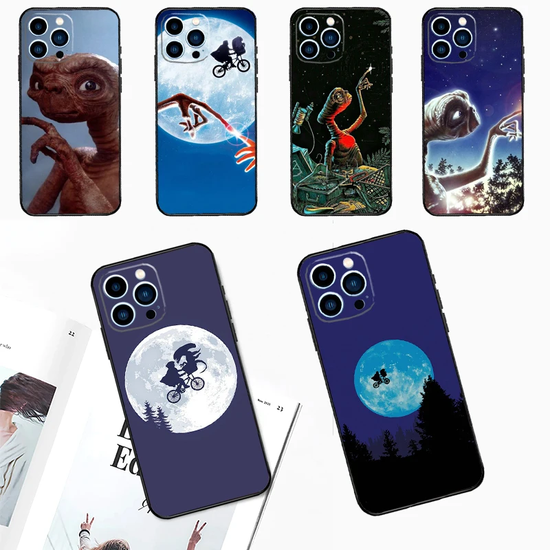 E.T. the Extra-Terrestrial Phone Case For iPhone 17 Pro Max 11 14 15 16 Pro Max Plus 12 13 Mini 17 Air 16e Back Cover