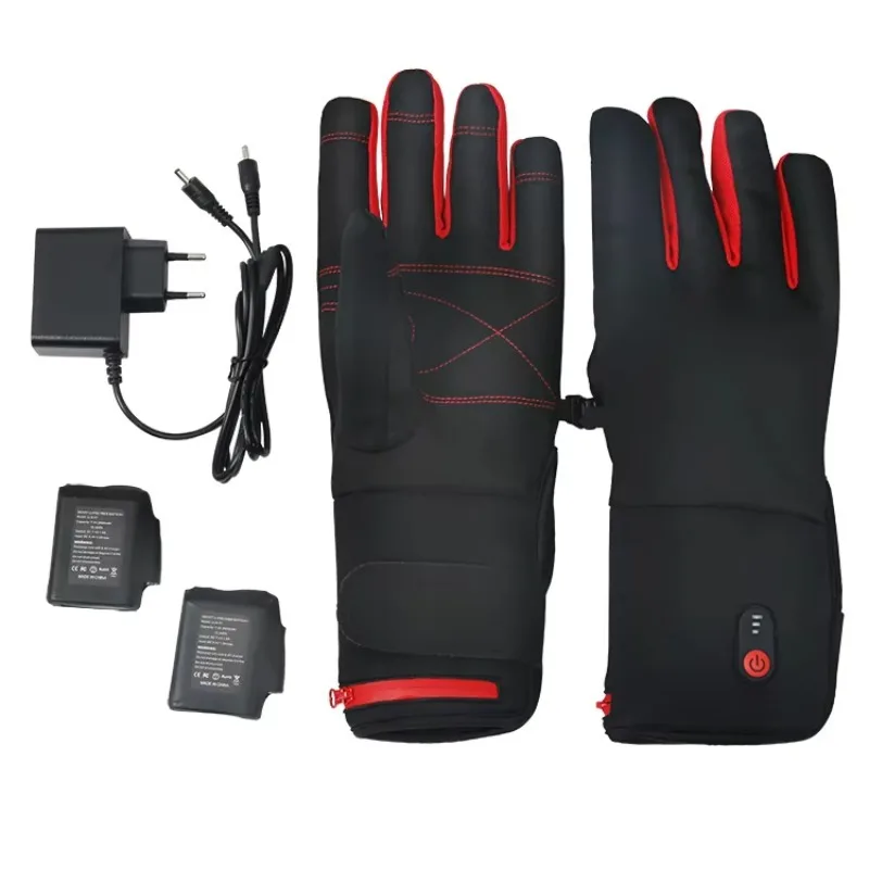 Airo Waterproof Graphene Rechargeable Women Usb Electric Heated Gloves Guantes Driving Motorcycle Cycling Ski Gloves Genuine