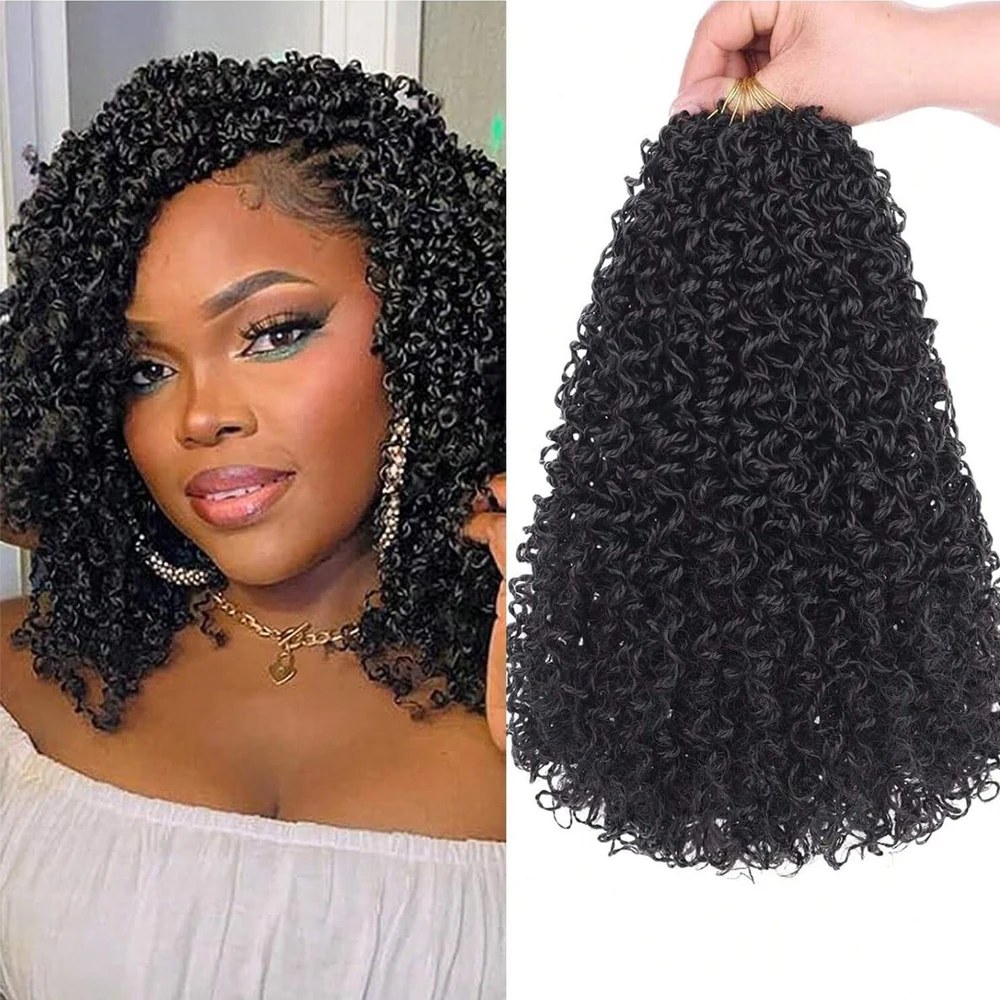 

Yanky Twist Knotless Feather Crochet Human Hair Extensions Braids Pre-divided Bulk Hair for Braiding Boho Braids Invisible