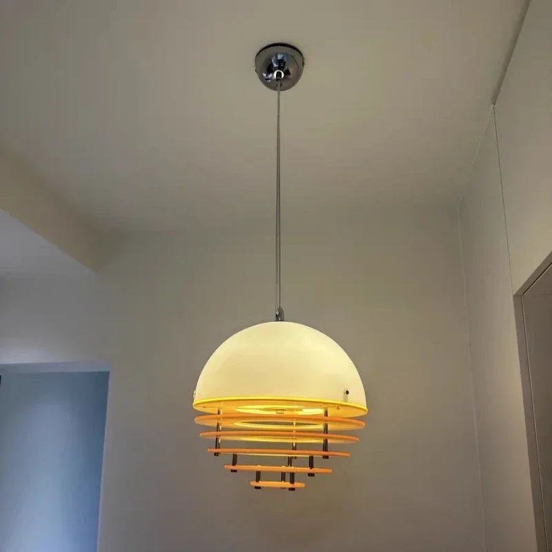 

Nordic Creative Sunset Orange Restaurant Ceiling Light Living Room Island Terrace E27 Ceiling Light Home Decor Luminaria