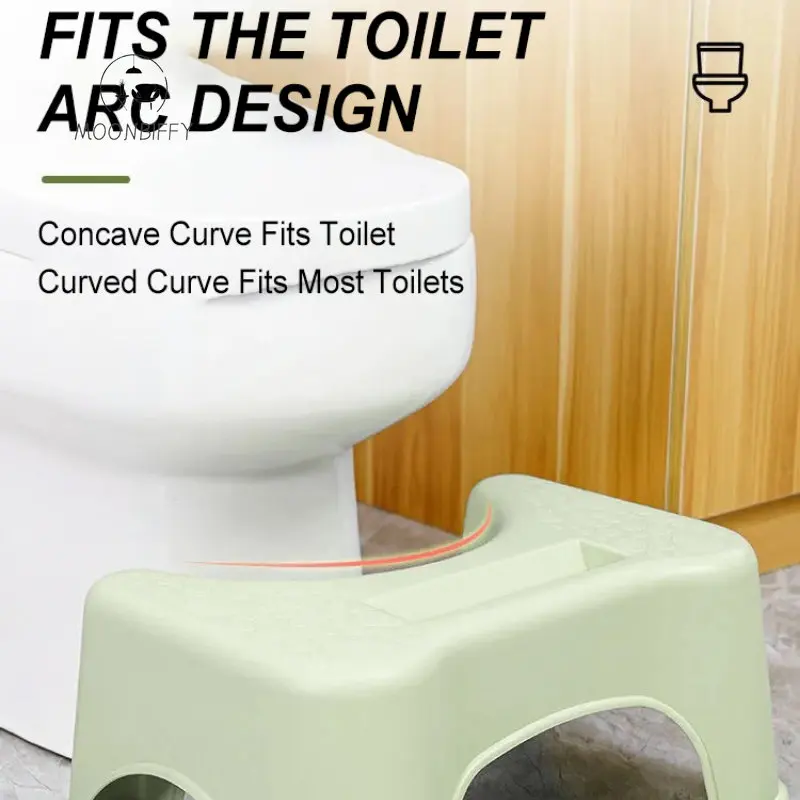 Banheiro Squat Pit Stool, tratamento de WC Doméstico, Artefato De Constipação, Passo Do Pé, Squatty Potty Stool