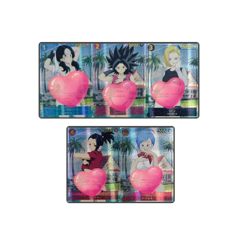 Anime Dragon Ball Diy Homemade Card cartoon character Android 18 Gotenks Torankusu Collectible card toy Christmas birthday gift