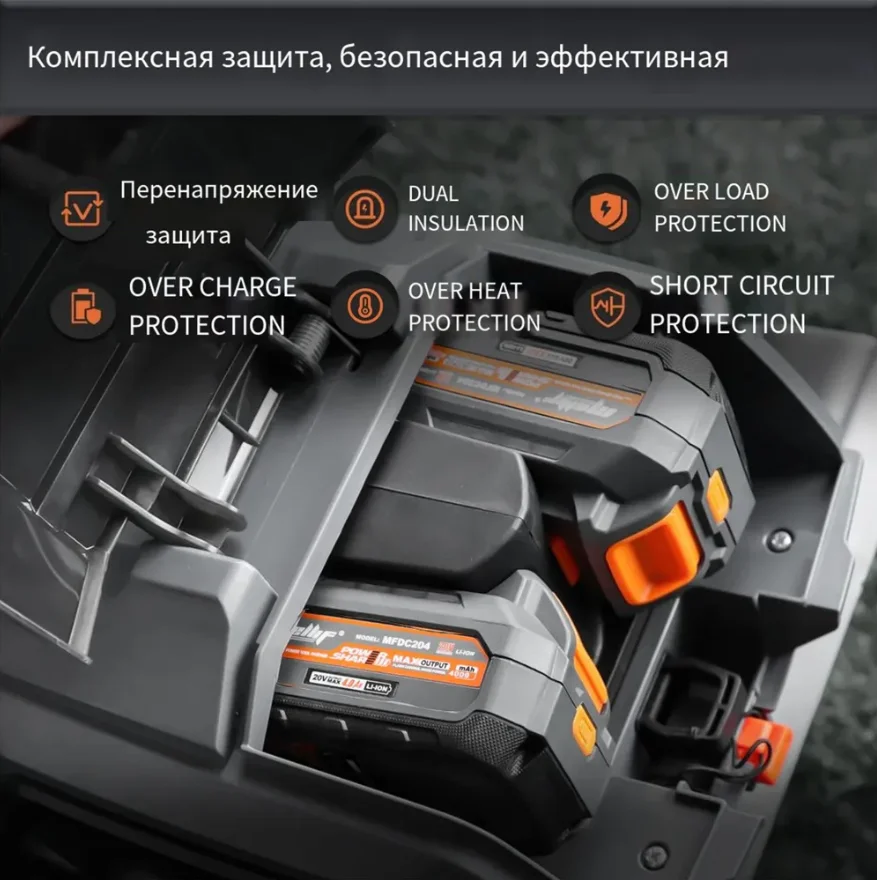 بطارية وشاحن Mellif 20 فولت بطارية 4.0 أمبير وشاحن 2.0 أمبير متوافق مع أدوات كهربائية لاسلكية لبطارية Dewalt 18 فولت 20 فولت