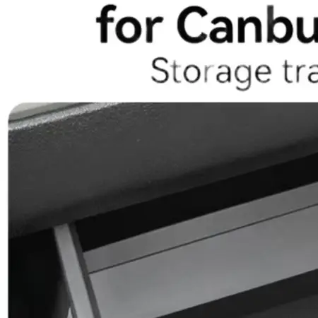 Black Silicone Glove Box Insert Tray for 2022 2023 2024 2025 Passenger For vehicles CANBUS Ready 32 x 17.9 x 1.9 cm
