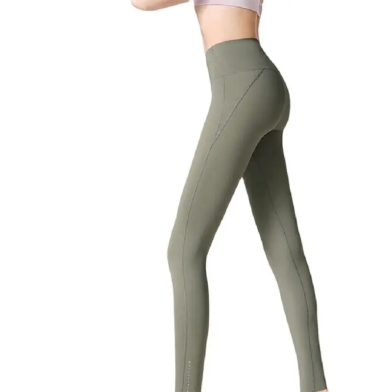 Golden Camel Yoga Pants Autumn Nude High Waist Elastic Fitness Pants Hip Lifting Sports Work Out Leggings Women Tight Trousers