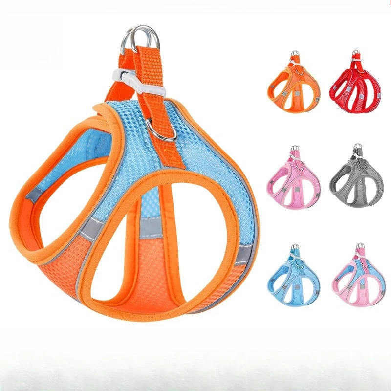 

Dog Harness and Leash Set for Small Dogs Cats, Adjustable No Pull Reflective Pet Vest, for Pug Chihuahua Small Breeds