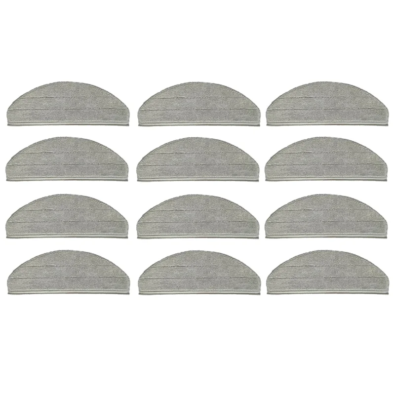 12PCS Mop Cloth for MJSTP/MJST1S Self-Cleaning Sweeping Robot Vacuum Cleaner Replacement Parts