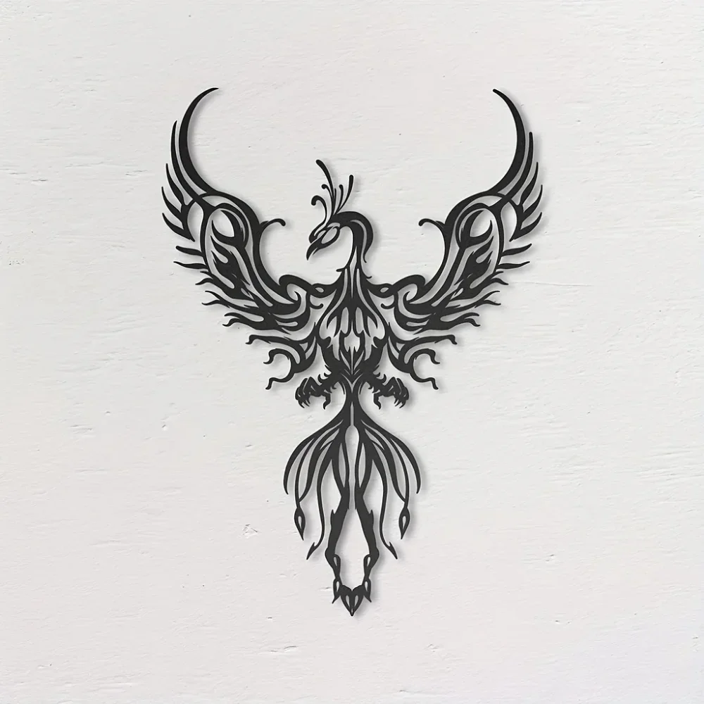 Metall Phoenix Design hängende Wand dekoration-Kunst für Innen Wohnzimmer, Büro und Wohnwand dekoration, stilvolle Metall Wohnkultur