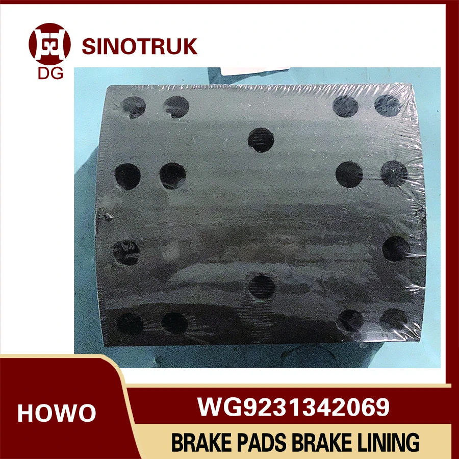

Howo Truck Brake Pad Wg9231342069 Brake Lining Truck Parts Sinotruk HOWO Brake Lining 2025