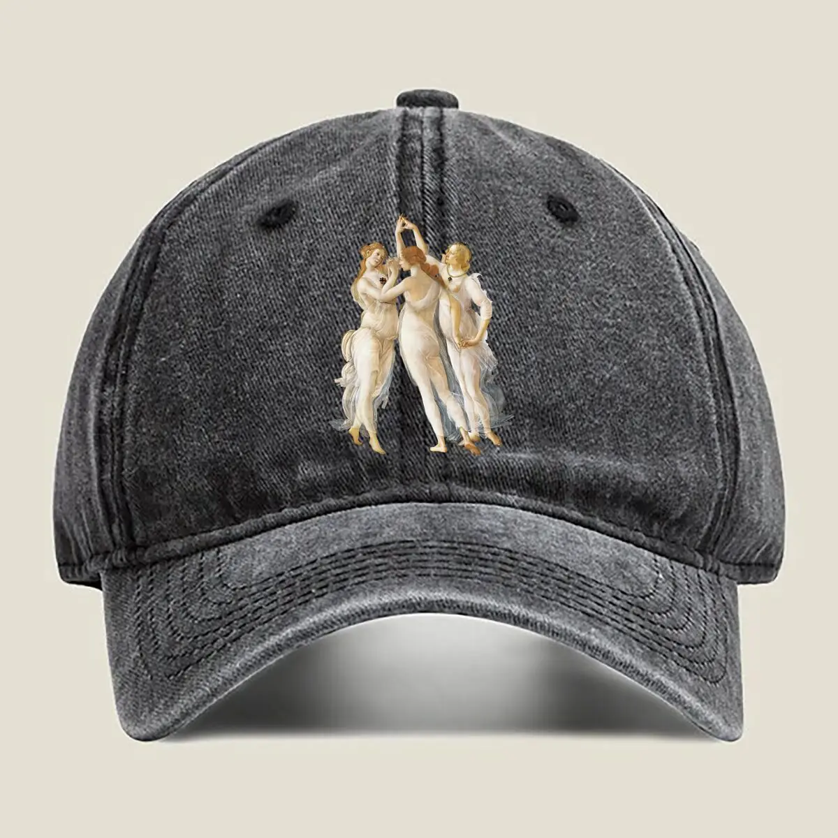 

Women - Classic, Art, Statue - Themed Design Washed Baseball Cap