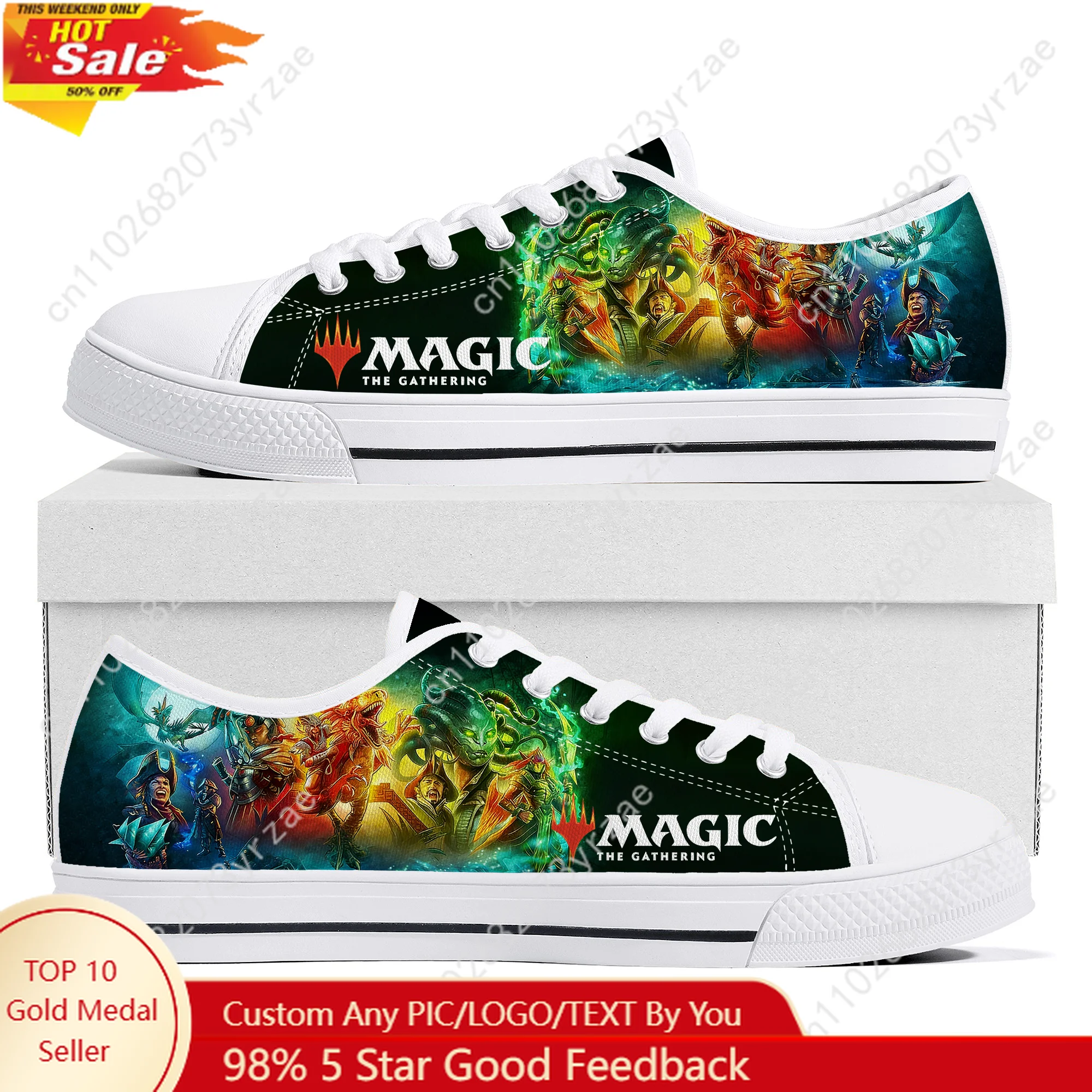 

Magic The Gathering Low Top High Quality Sneakers Men Women Teenager Canvas Sneaker Casual Fashion Comfortable Shoe Custom Shoes