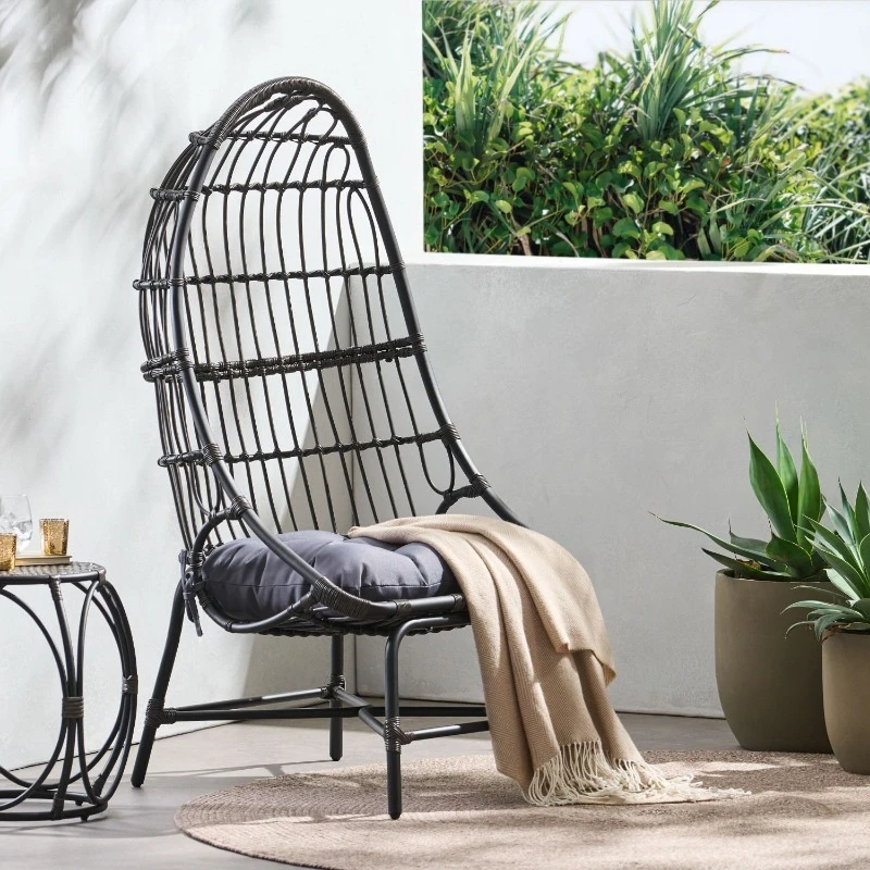 Modern minimalist outdoor balcony patio garden chair lounge chair