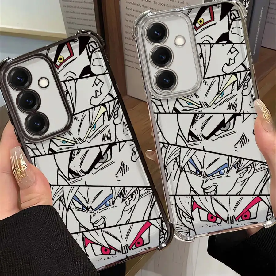 

GOKU DBZ Dragon Ball Phone Case for Samsung Galaxy A14 A25 A36 A54 A52 A16 A51 A34 A53 A55 A35 A56 Clear Cover