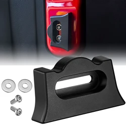 Limitador de puerta trasera de aleación de aluminio, Kits de tope de pestillo para Jeep Wrangler JK/JL 2007-2023, accesorios exteriores