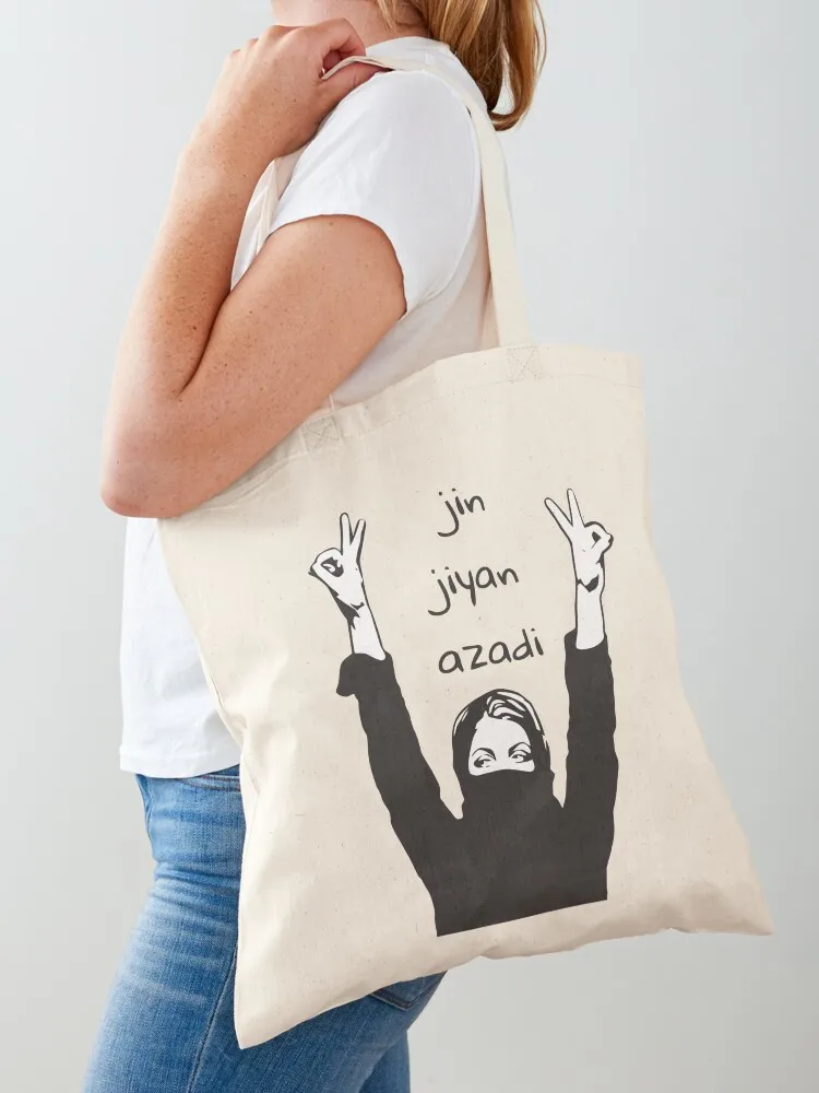 

Jin Jiyan Azadi Tote Bag Lady bags cloth bag woman tote bag university Custom