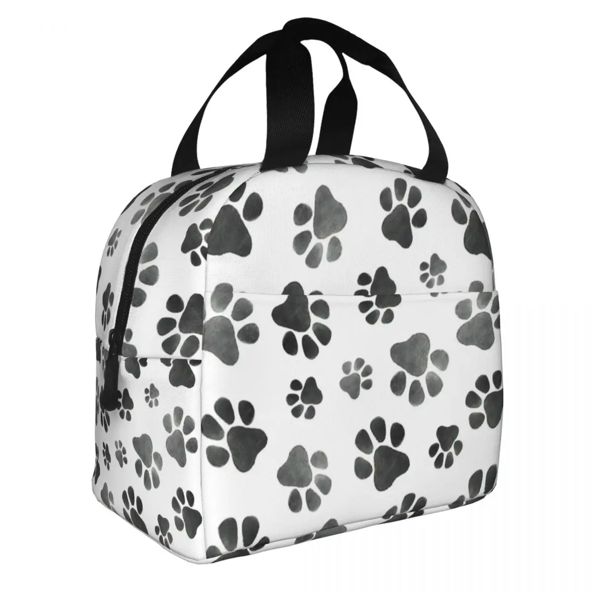 Sac à lunch isotherme motif patte de chien, sac isotherme, grand fourre-tout réutilisable, boîte à lunch, fille, garçon, pique-nique universitaire