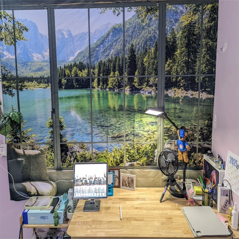 

Уличные фотообои на заказ для гостиной, спальни, дивана, 3D обои, домашний декор, наклейка для украшения дома, настенный декор