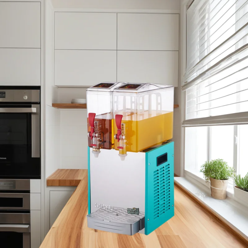 Multi Tank Slush & Juice Processing Unit, Commercial Kitchen Tool, Integrated Frozen Drink Making Structure For Retail Shop