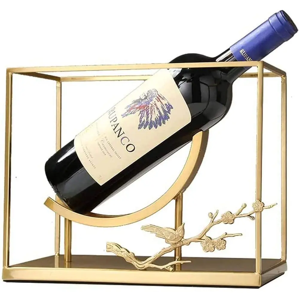 

Scandinavian-Inspired Metal Wine Rack: Sleek, Lightweight Storage for Living & Dining Rooms