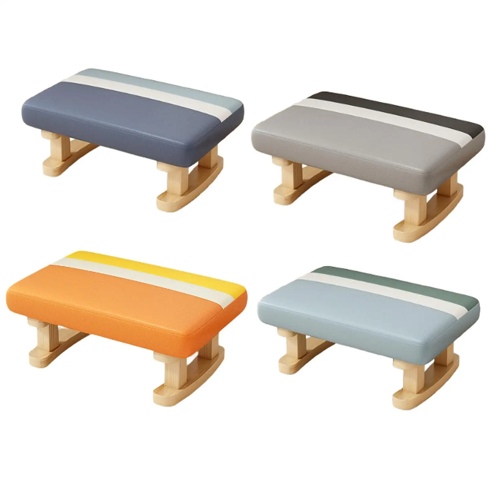 Foot Stool Foot Rest Small Footstool Ottoman Stool for Entrance Couch Apartment Office