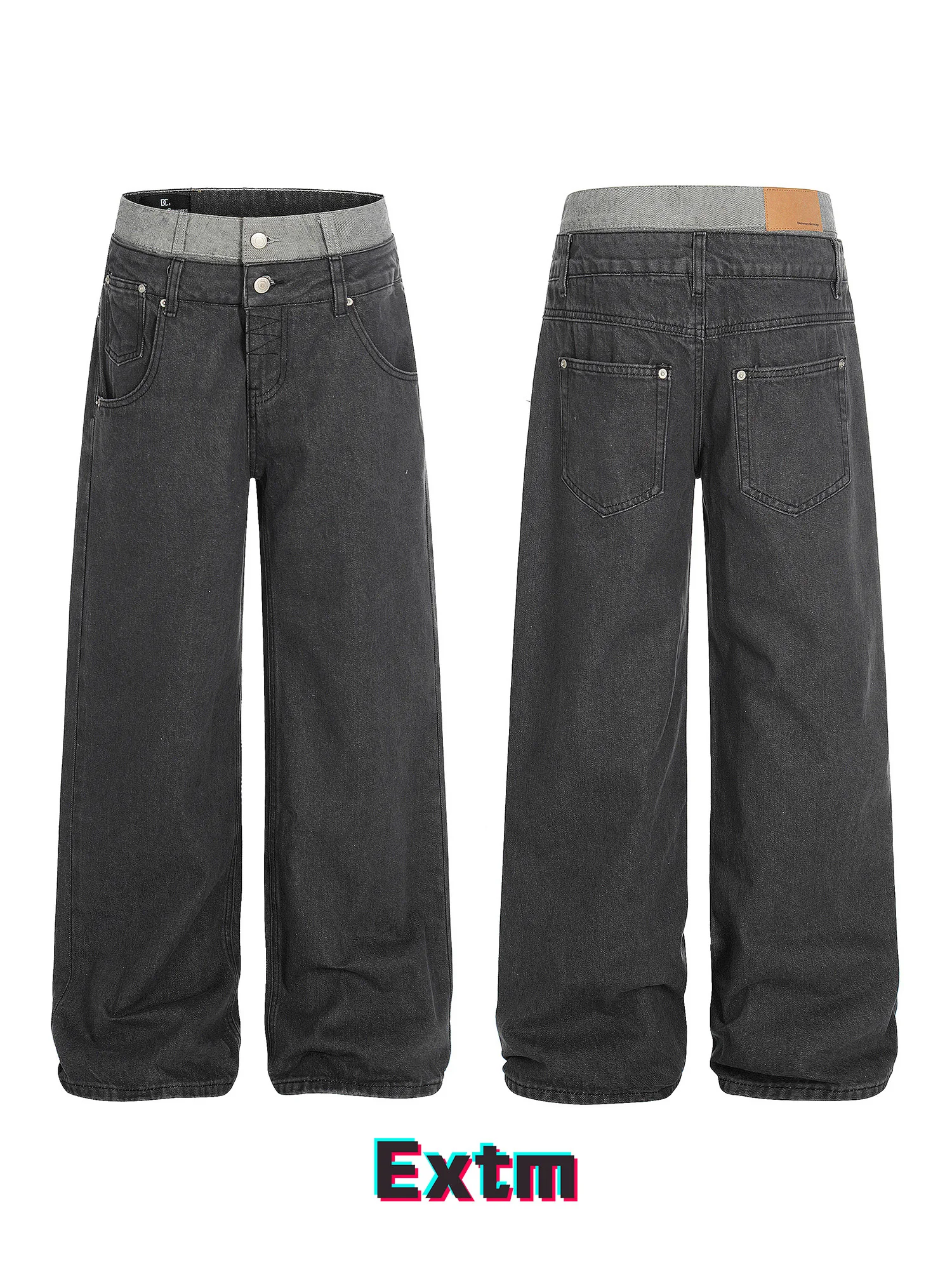 

Оригинальные джинсы Retro Cleanfit: свободные повседневные джинсовые брюки с двойным поясом, очень удобные, винтажные, из хлопка