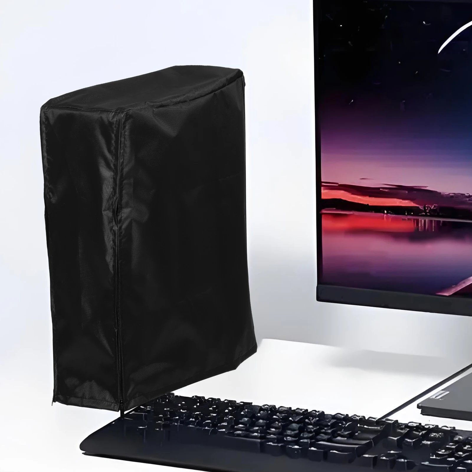 

Computer Protection Cover Cpu Case Dusting Desktop Host Protector Sleeve Office